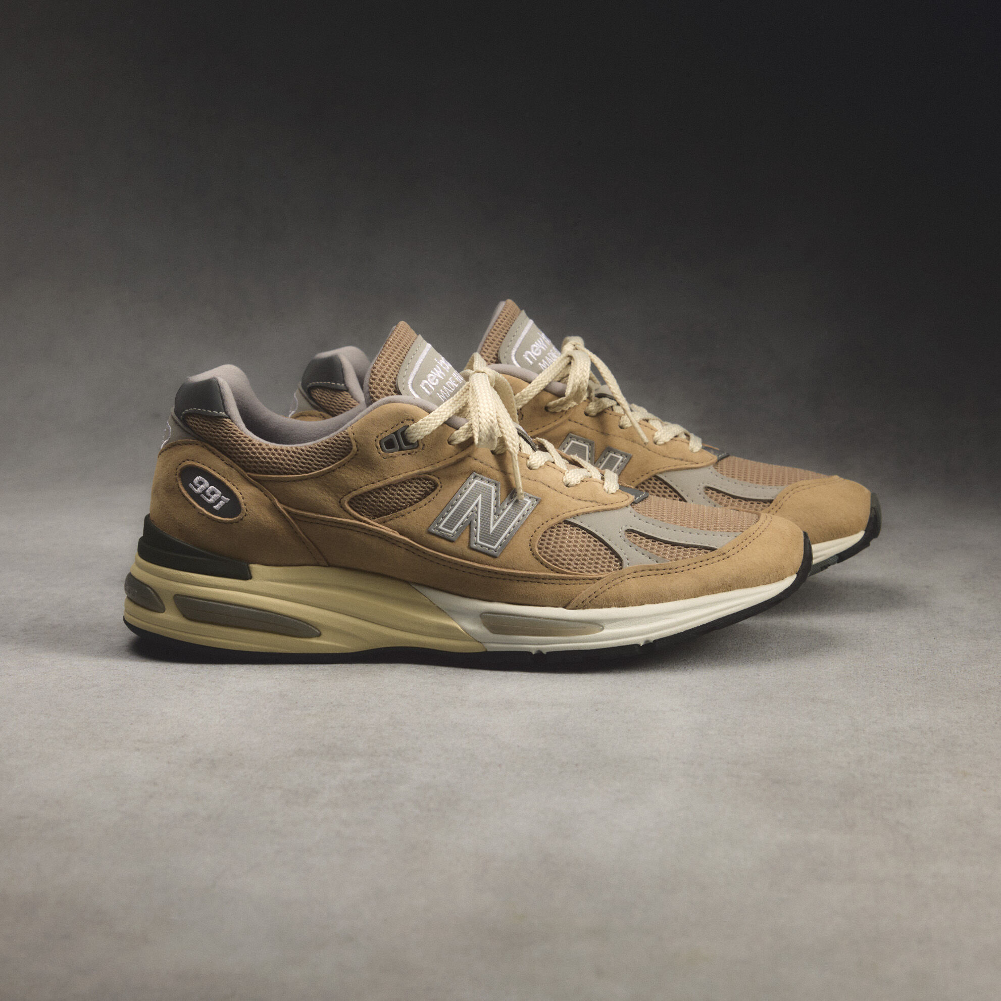スニーカー NEW BALANCE 'Made in UK 991V2' sneakers Beige New Balance MIE 991v2 - Beige U991BE2-BEI