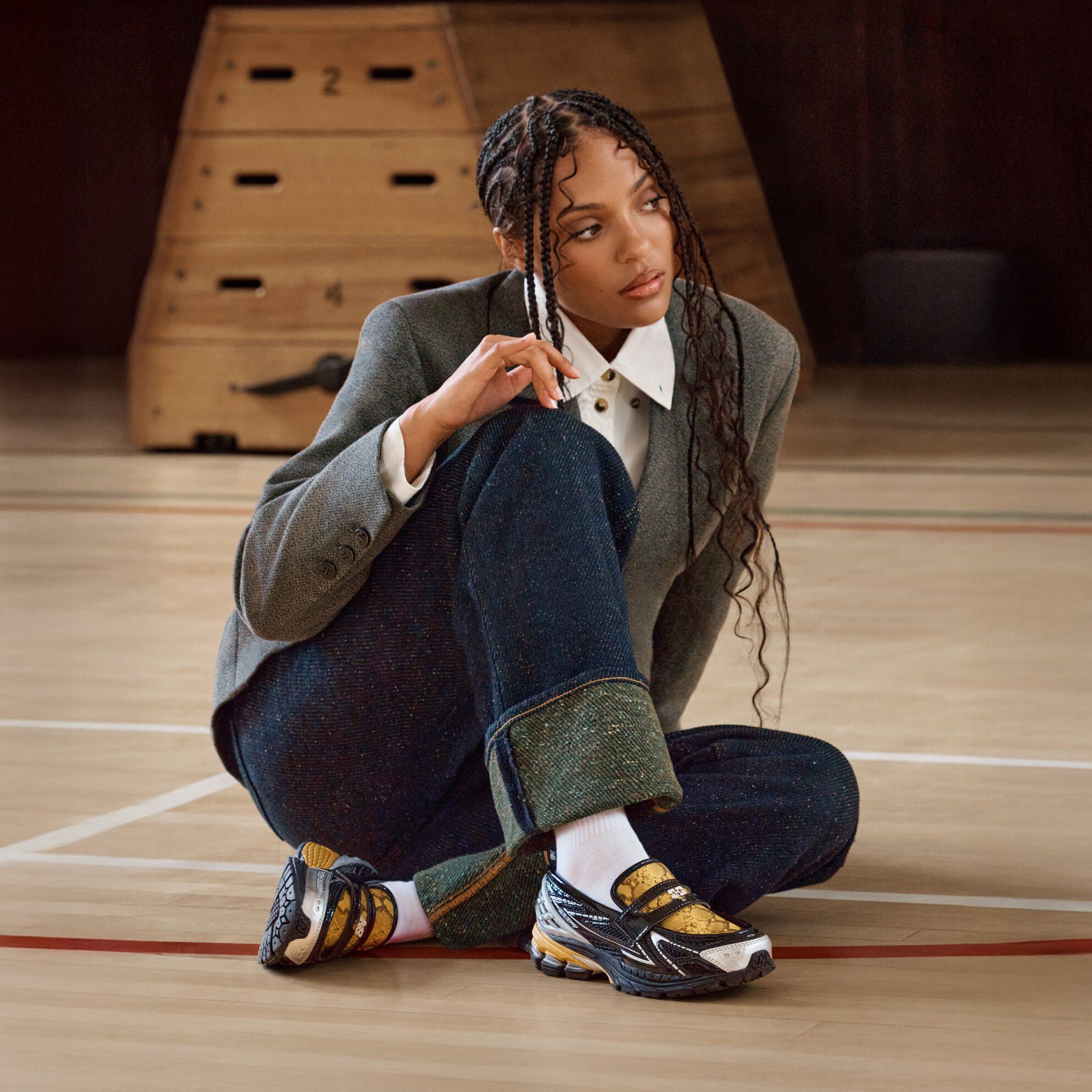 GANNI × New Balance 1906L スニーカー　USA8 1/2 GANNI x New Balance 1906L - New Balance