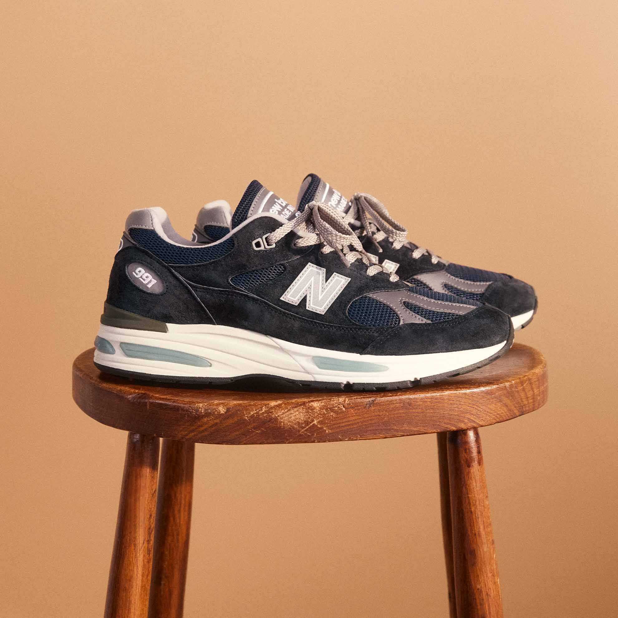 ケ*ん様 ニューバランスMade in UK 991V2 ネイビー New Ba New Balance Made In UK 991v2 (U991NV2) 