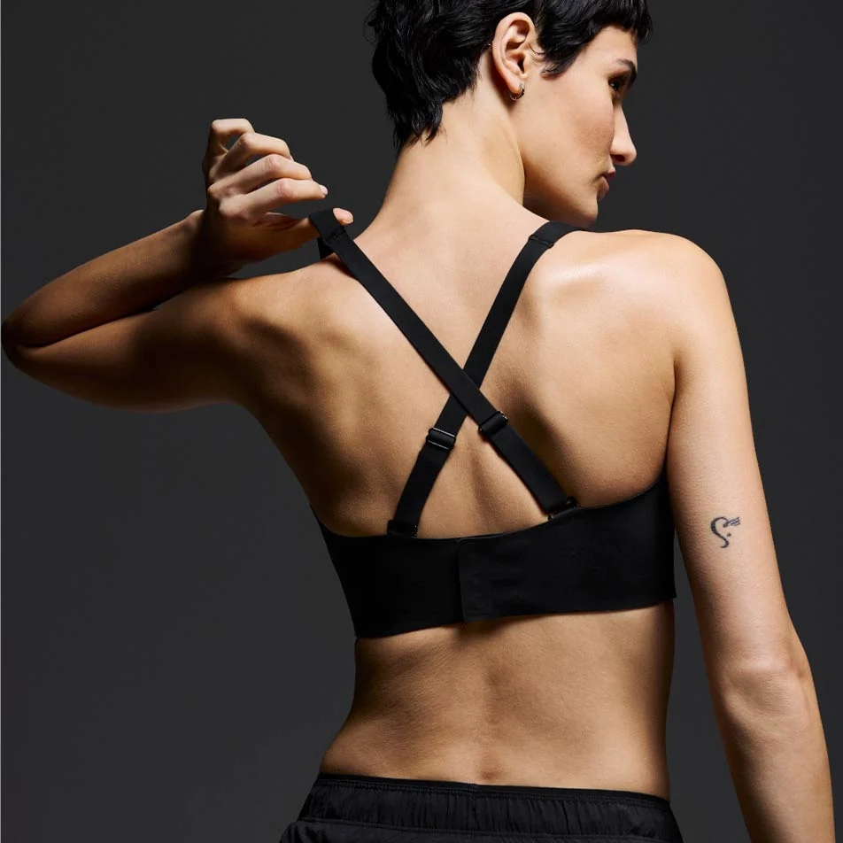 ★★New Balance★★ White Swan Bikini Bra AW19-WSB Gymshark Wrap Sports Bra - Black | Gymshark